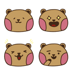 [LINE絵文字] nuan-nuan-bearの画像