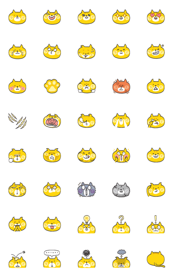 [LINE絵文字]Kitty Kirin EMOJIの画像一覧