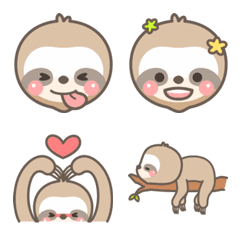 [LINE絵文字] Charming Sloth Emojiの画像