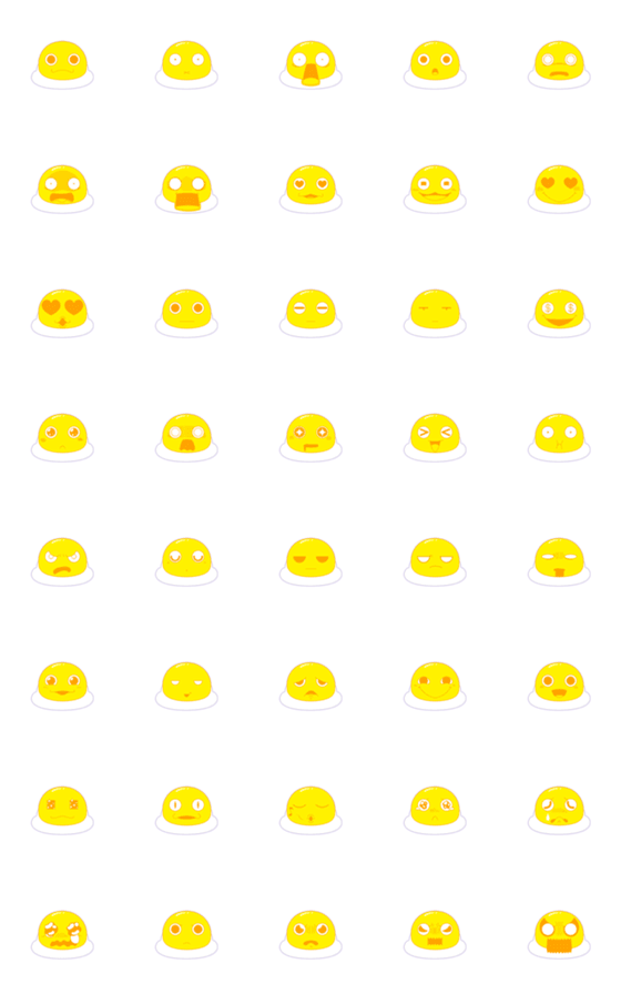 [LINE絵文字]Egg DAdaの画像一覧