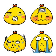 [LINE絵文字] Chick emoji by kornfittの画像