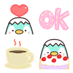 [LINE絵文字] A penguin-shake_Emojiの画像