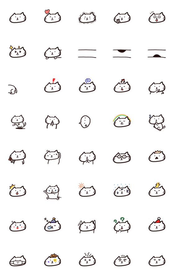 [LINE絵文字]まれねこの画像一覧