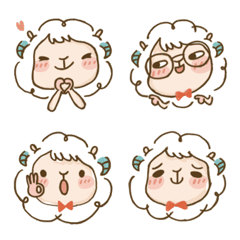 [LINE絵文字] Happy Sheep Emoji_Newの画像