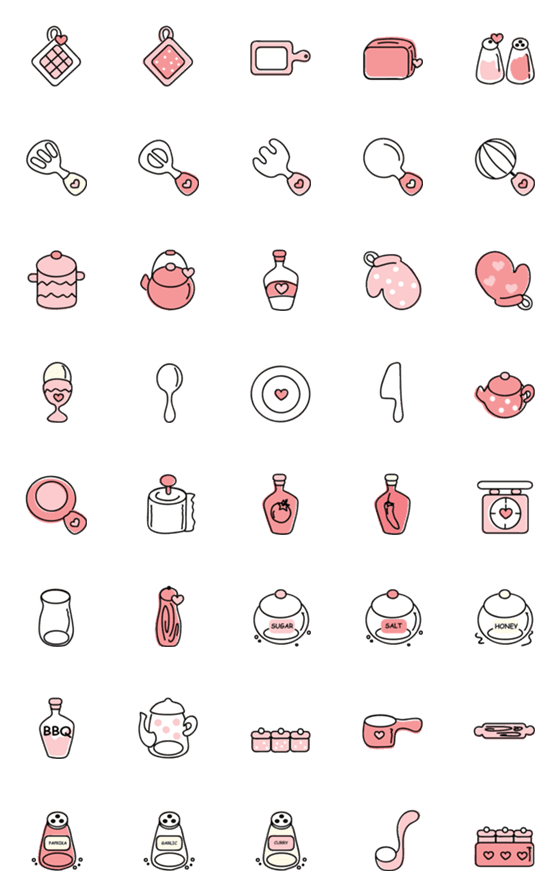 [LINE絵文字]Cute items 6 ^^の画像一覧