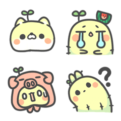 [LINE絵文字] Watermeloncactus E 01の画像