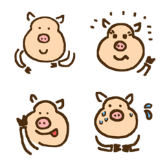 [LINE絵文字] Piggy Dailyの画像