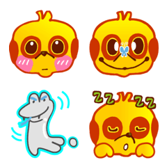 [LINE絵文字] Meerkat ＆ Snake Emoji(i)の画像