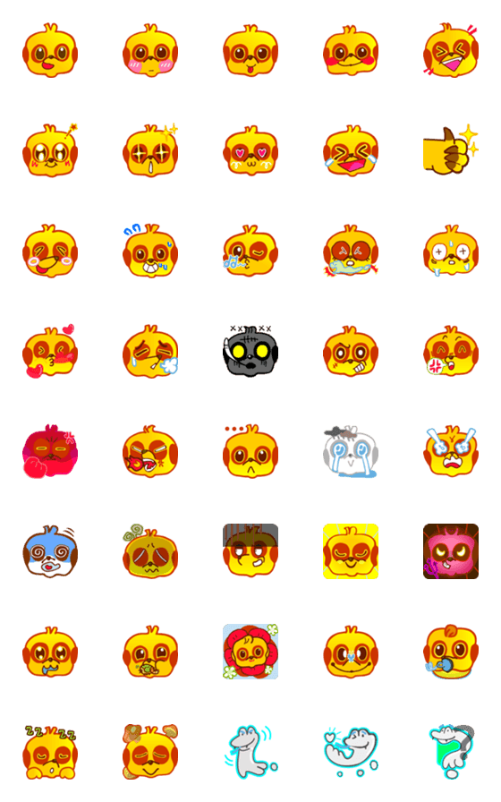 [LINE絵文字]Meerkat ＆ Snake Emoji(i)の画像一覧