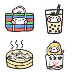 [LINE絵文字] ブツ生物 台湾祭 スタンプの画像