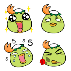 [LINE絵文字] Kapa kapook Emoji so cuteの画像