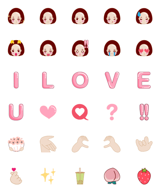 [LINE絵文字]Mumi Meng-Noi emoji V.1の画像一覧