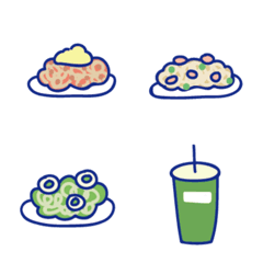 [LINE絵文字] good food 1の画像