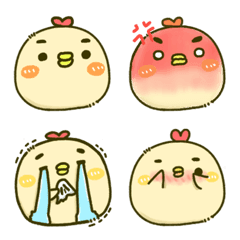 [LINE絵文字] Steamed bread chicksの画像