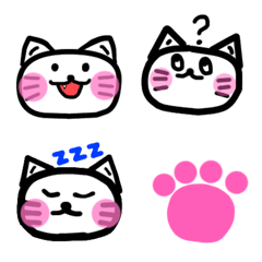 [LINE絵文字] かわいさマシマシねこの画像