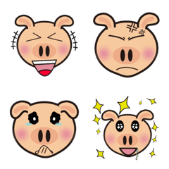 [LINE絵文字] The little piggy lifeの画像