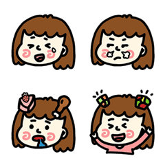 [LINE絵文字] A-Feng Emoji 1の画像