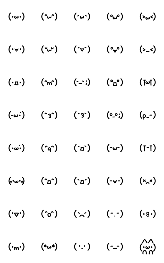 顔文字 (Unicodeのブロック)