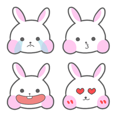 [LINE絵文字] Bunny Me Too emotionの画像