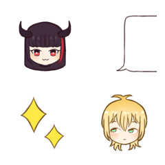 [LINE絵文字] Ruri ＆ Pocie : Daily EMOJIの画像