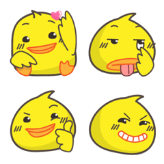 [LINE絵文字] duck emojiの画像