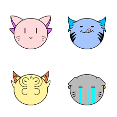 [LINE絵文字] Binaural cats-Expression stickerの画像