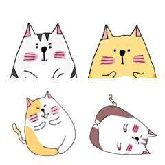 [LINE絵文字] cat tumblersの画像