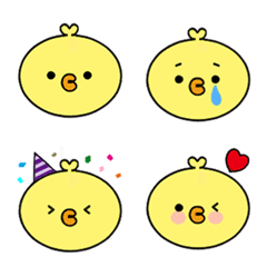 [LINE絵文字] YELLOW CHICKの画像