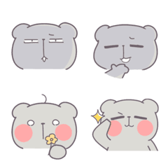 [LINE絵文字] Mo jian bear Emojiの画像