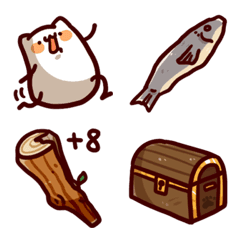 [LINE絵文字] LV.1 Meow meow Survival toolの画像