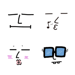 [LINE絵文字] Moody Faceの画像