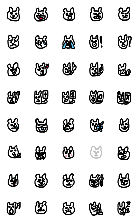 [LINE絵文字]Bear Ellaの画像一覧