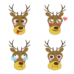 [LINE絵文字] I am a deer called Rere ！の画像