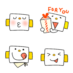 [LINE絵文字] chocon Emoji1.の画像