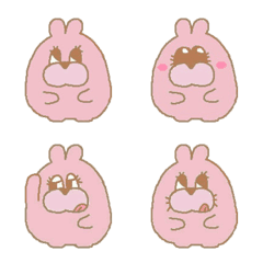 [LINE絵文字] Come on ,  rabbit ！の画像