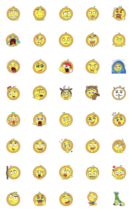 [LINE絵文字]KT Boy Emojiの画像一覧