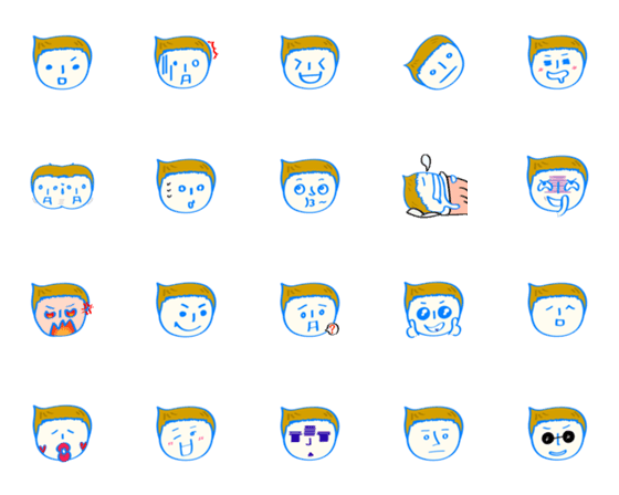 [LINE絵文字]emoticon part 01の画像一覧