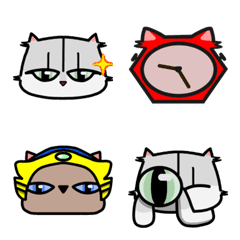 [LINE絵文字] Accompanying Cat Emojiの画像