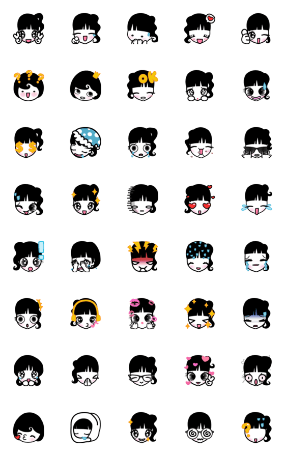 [LINE絵文字]LeiLei Emojiの画像一覧