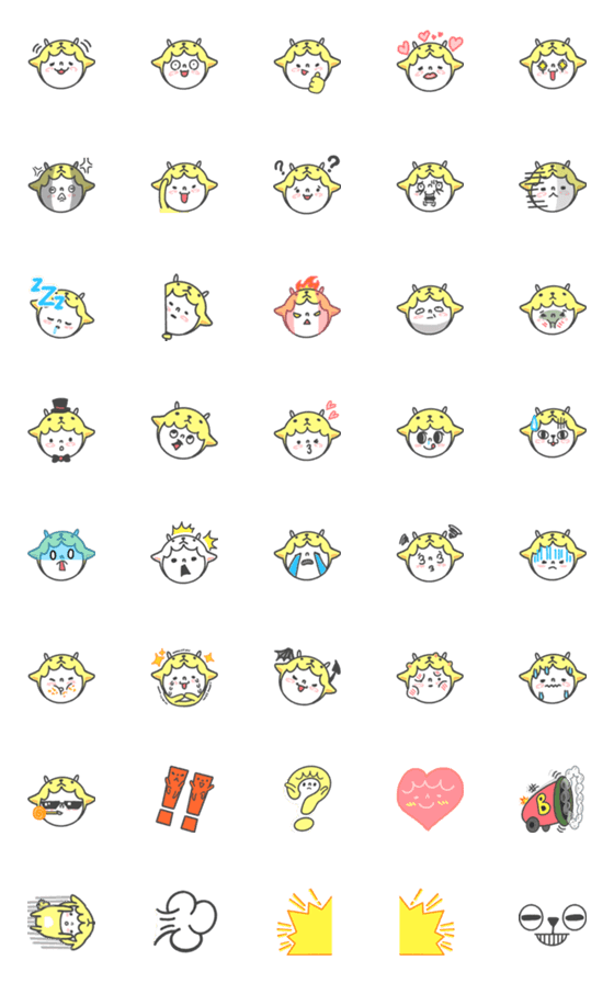 [LINE絵文字]Mursheep's emoticonの画像一覧