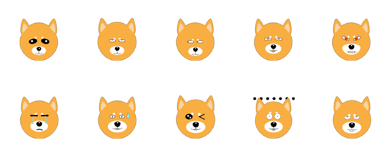 [LINE絵文字]The first experience of the fat Shibaの画像一覧