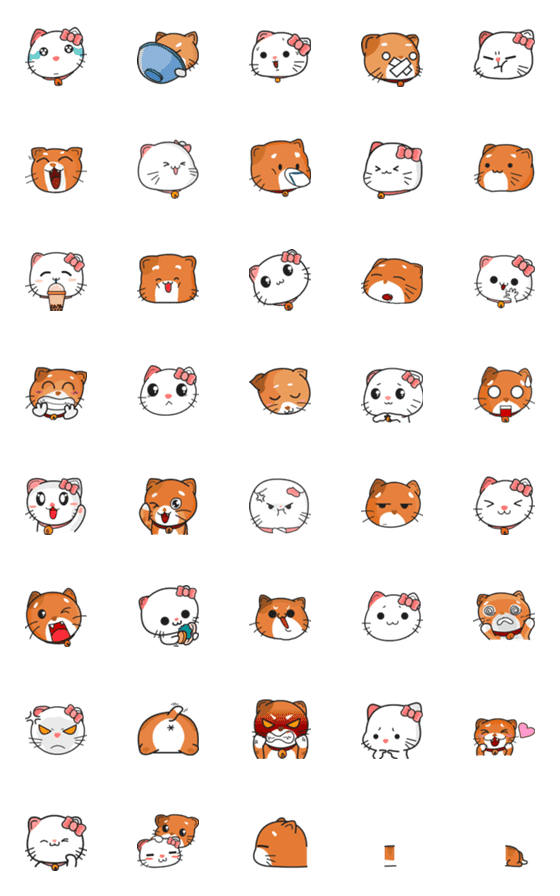 [LINE絵文字]Little meowの画像一覧