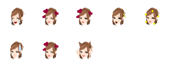 [LINE絵文字]Yuria's Emojiの画像一覧