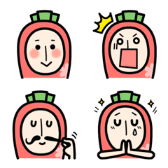 [LINE絵文字] Carrot ＆ Dog - Carrot ( Emoticon )の画像