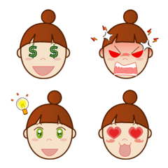 [LINE絵文字] KhunNhoo Rueng-ra emojiの画像