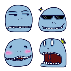 [LINE絵文字] Mr. Whale and his friends 06 (emoji)の画像