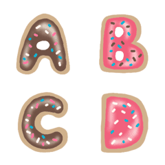 [LINE絵文字] Cookie Lettersの画像