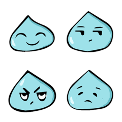 [LINE絵文字] Emoji Water Dropの画像