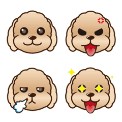 [LINE絵文字] poodle's emoticonの画像