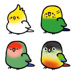 [LINE絵文字] bird friendsの画像